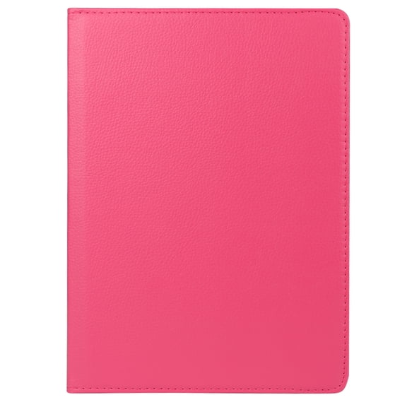 iPad Pro 12.9" Case - Vegan Leather Portfolio Case For Apple iPad Pro 2018 With Folding Auto Sleep / Wake Cover And Built-In Multi-Angle Stand (Pink)
