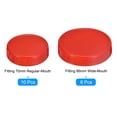 thumbnail image 3 of Unique Bargains Mason Jar Lids, 18 pack Plastic Storage Lids with Seals, 10 Regular Mouth 8 Wide Mouth (Red), 3 of 4