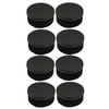8 Pcs Chair Table Leg Plastic Cap Round Tube Insert Fit 38mm Pipe Outer Dia