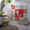 thumbnail image 3 of Havanese 2 Love Fabric Decorative Pillow Red, 3 of 4