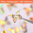 thumbnail image 4 of Butterfly Nail Art Stickers,Color Butterfly Nail Decals Self Adhesive Nail Stickers for Girls, 4 of 5