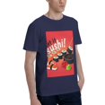 thumbnail image 2 of Bingfone Sushi Men'S Loose Fit Short-Sleeve Pocket T-Shirt, 2 of 7