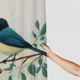 thumbnail image 3 of Patifu Bird Branch Berries Shower Curtain 100% Polyester with Hooks 69"x72, 3 of 7