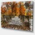 thumbnail image 2 of Belle Forêt d'Automne Aquarelle - Art Mural sur Toile Paysage, 2 of 3