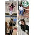 thumbnail image 2 of Tie Dye Striped Long Sleeve Crewneck Loose Pullover Tops for Women, 2 of 3