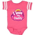 thumbnail image 3 of Inktastic I Love My Daddy Girls Girls Baby Bodysuit, 3 of 5