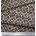 thumbnail image 3 of Soimoi Rayon Fabric Floral Mandala Decor Fabric Printed Yard 56 Inch Wide, 3 of 3
