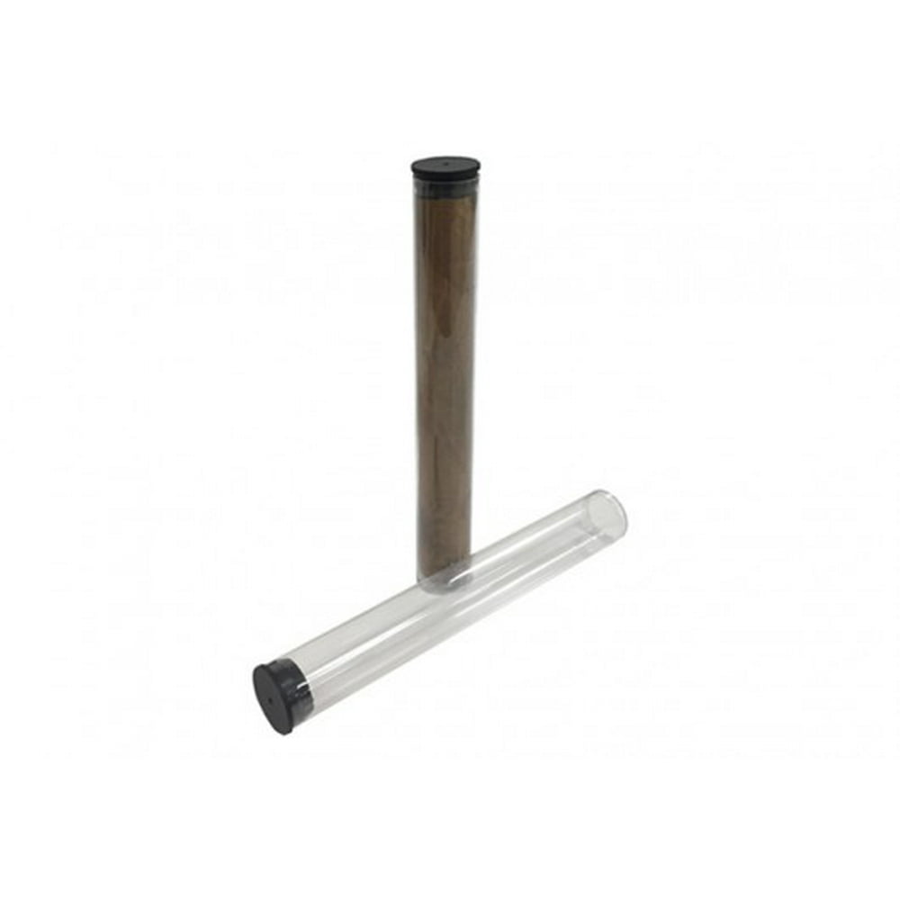 Plastic Cigar Tube w/ Cap & Flat Bottom (58 Ring Gauge 71/4") 10