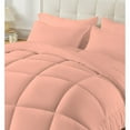 thumbnail image 3 of 5 Piece New Fluffy Pattern Comforter Set, 800 TC, 100% Egyptian Cotton, Full/Queen Size Peach Solid, 3 of 6