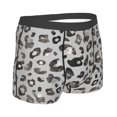 thumbnail image 3 of Disketp Wild Animal Leopard Print Pattern Men'S Boxer Briefs,Soft And Breathable Cotton Underwear With Comfortflex Waistband, 3 of 9