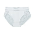 thumbnail image 3 of Bxsruta Women's Plus Size High Waist Seamless Thong Underwear with Breathable Lace for Everyday Wear & Workouts, 3 of 5