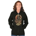 thumbnail image 4 of Urban Chinese Dragon Dope Dreams Zip Up Hoodie Men's Women's Brisco Brands L, 4 of 5