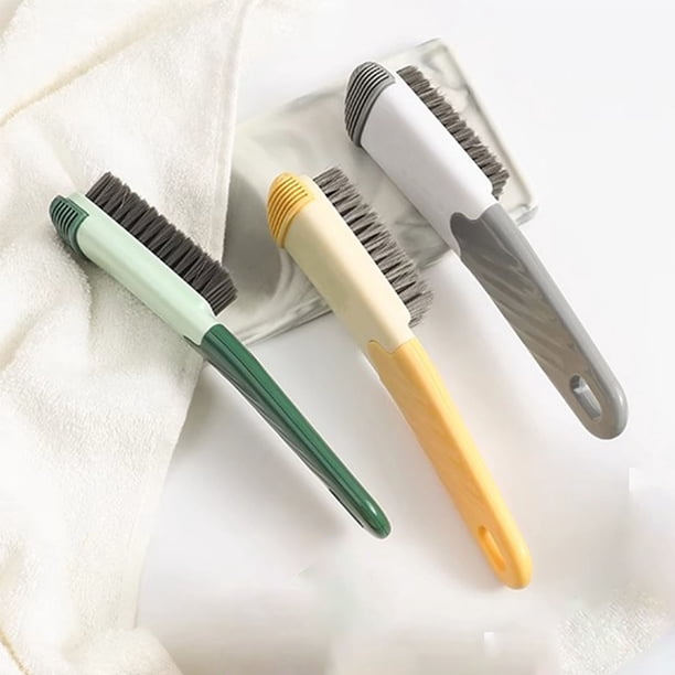 Fiudx Cepillo Multifuncional para Zapatos, Cerdas Suaves, Mango Cómodo, Herramienta de Limpieza Doméstica, Cabezal Extraíble para Un Fácil Mantenimiento, Versátil para Ropa y Muebles, Tamaño 19 X 4 X