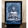 thumbnail image 6 of IBA Indianbeautifulart Lord Buddha In Meditation Poses Digital Prints Poster With Frame For Living Room Home Decor Religious Frame Wooden Frame For Wall Decor, 6 of 7