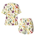 thumbnail image 2 of Sigee Vegetable for Sleepwear Casual Pjs with Pockets Women's Pajamas Sets Shorts 2 Piece Short Sleeve Lounge Sets XX-Large, 2 of 9