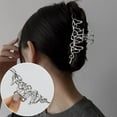 thumbnail image 3 of Korean Metal Geometric Hair Claw Barrettes Elegant Hair Clip Crab for Women Hollow Out Hairpin Headwear Girl Hair Accessories, 3 of 10