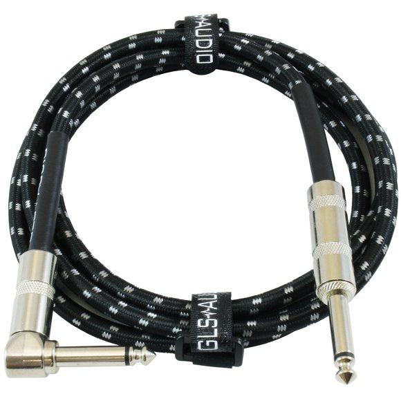 Cable de instrumento GLS Audio para bajo y guitarra eléctrica de 6 pies