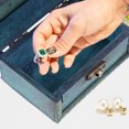 thumbnail image 3 of GARVALON 2Pcs Travel Friendly Storage Case Wood Rectangular for Women Accessories 11.8x3.2x3.2in, 3 of 5