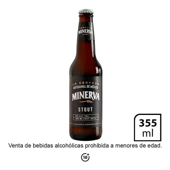 Cerveza Minerva stout 355 ml