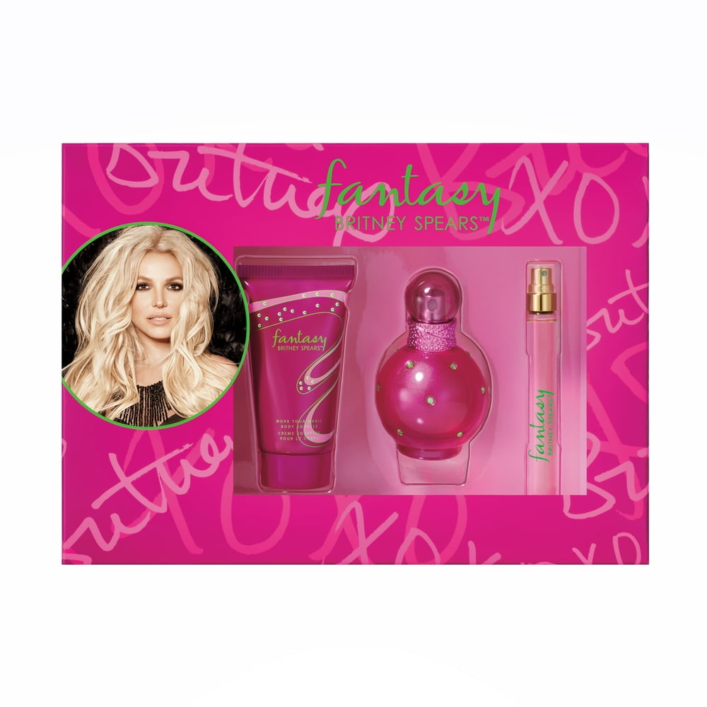 Britney Spears Fantasy Perfume Gift Set for Women, 3 Pieces Walmart