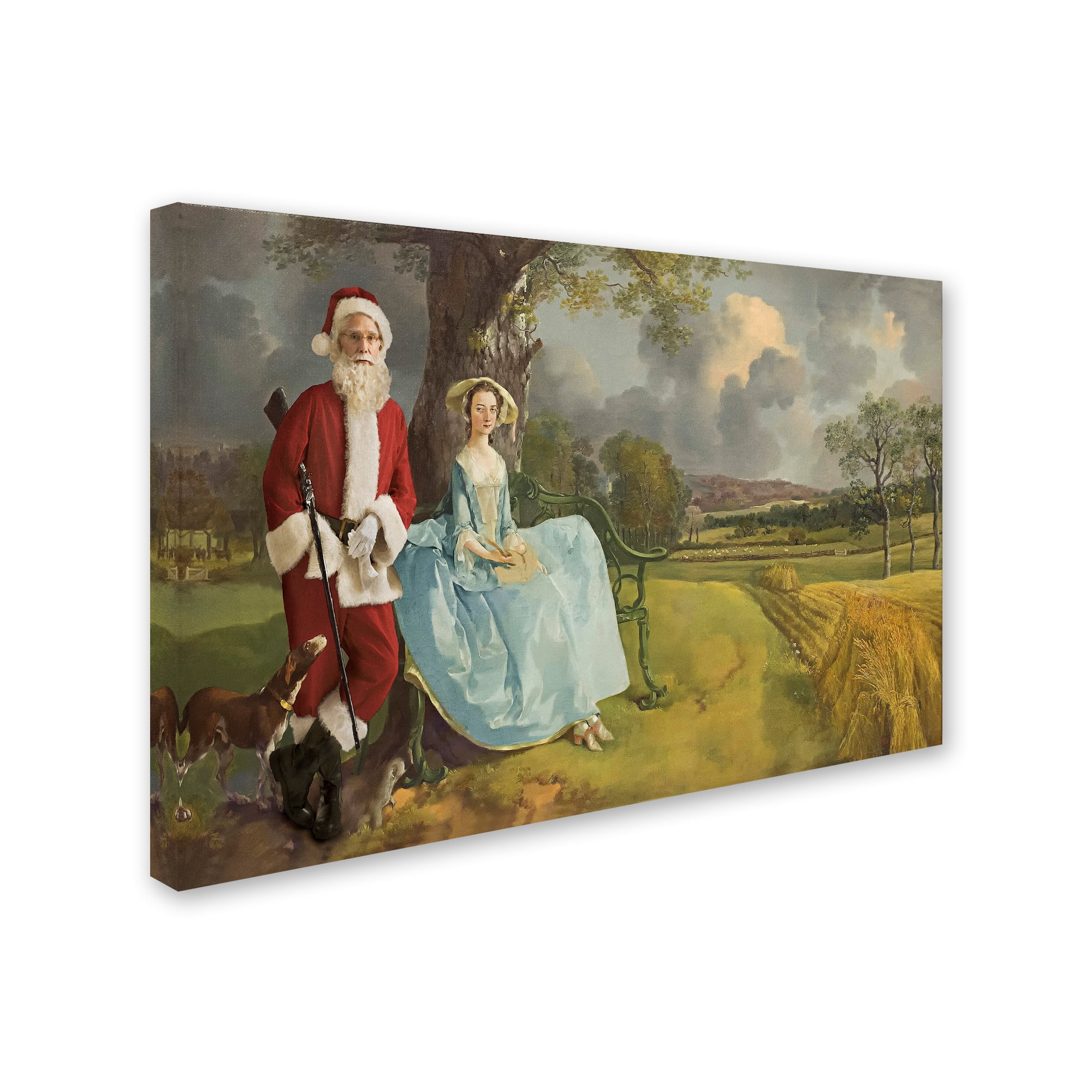 Trademark Fine Art 'Gainsborough-Mr&Ms Andrews' Canvas Art by Ed Wheeler