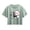 SEAFOAM, variant on Instant Message - Baseball Shirt Tear - Youth Girls Boxy T-Shirt