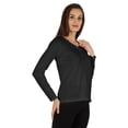 thumbnail image 2 of Inkmeso T-shirt Manches Longues à Manches Longues pour Femme Solid Button Henley, 2 of 7