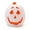 B, variant on Halloween Pumpkin Jack O Lanterns with Spooky Sound,Creepy Light Up Pumpkin Statue Table Decor,Sound Touch Activated Glowing Pumpkins Halloween Autumn Fireplace Home Party Decor