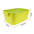 thumbnail image 4 of 2X Caja de Almacenamiento de Bloques de Construcción Caja de Juguetes para Niños Caja de Bloques de Construcción -Verde, 4 of 7