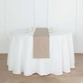 thumbnail image 5 of Efavormart 12"x108" TAUPE Premium Faux Linen Runner, Slubby Textured Wrinkle Free Table Runner, 5 of 11