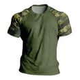 thumbnail image 5 of YANGXINX Mens Camo T-Shirts Lightweight Summer Camouflage Print Short Sleeve Crew Neck Tees Stretch Relaxed Fit Workout Tops, 5 of 5