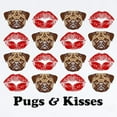 thumbnail image 2 of CafePress - Pugs And Kisses Infant Bodysuit - Baby Light Bodysuit, Size Newborn - 24 Months, 2 of 4