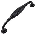 thumbnail image 2 of GlideRite 5 in. Center Fluted Cabinet Pulls, Matte Black, Pack of 5, 2 of 5