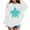 White, variant on Tiweut Casual Hoodies for Girls Long Sleeve Hooded Fashion Turtle Printed Loose Fit Sweatshirt Relaxed Fit Blouses 3-4 Y