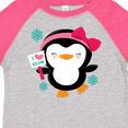 thumbnail image 4 of Inktastic Penguin Girl Snowflakes Girls Toddler T-Shirt, 4 of 5