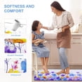 thumbnail image 6 of Floral Kitchen Rugs Watercolor Flower Kitchen Mats for Floor Anti Fatigue Colorful Floral Kitchen Rugs and Mats Waterproof Standing Mat for Home Sink, 18" x 30" + 18" x 48", 6 of 6