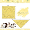 thumbnail image 2 of Bandana reversible, 5 piezas, triangular, estilo floral, bandana cuadrada suave, ajustable para mascotas, 2 of 4