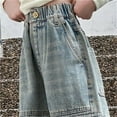 thumbnail image 5 of XXWXYD Clearence Double Pocket Workwear Jeans Straight Leg Denim Pants Korean Urban Style Loose Fit Big Girls (8-16Y) 2025 Trend, 5 of 7