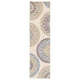 thumbnail image 5 of SAFAVIEH Veranda Axum Geometric Indoor/Outdoor Area Rug, 6'7" x 9'6", Cream/Green, 5 of 10