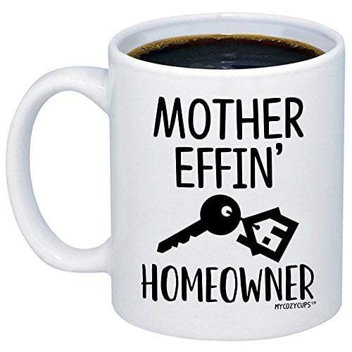 Mother Effin Homeowner Coffee Mug, Funny House Warming Gifts