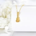 thumbnail image 5 of 14K Solid Gold Music Necklace for Women Ballerina Piano Music Note Phantom of the Opera Guitar Necklace Pendant Christmas Mothers Day Jewelry for Mom Friends Wife Grandma, 5 of 10