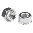 thumbnail image 1 of Mistayd Écrous de Keps 1/4 Pouce-20 avec Rondelle Externe. Écrous de Keps K-Lock en Acier Inoxydable 304. Lot de 25 Pcs, 1 of 4