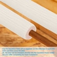 thumbnail image 4 of Tubo de espuma aislante para tuberías, tubo de espuma aislante de preservación de calor de 3/4" para juego de tuberías de cobre de mini split, 3.28 pies (1 m), blanco/rosa, 4 of 7