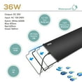 thumbnail image 5 of Hygger Aquarium Light, 36W LED Fish Tank Light for 36-42 Inch Fish Tank Freshwater Planted, 24/7 Lighting Cycle 6 Colors Full Spectrum, Build in Timer Sunrise Sunset Auto On Off, 5 of 6