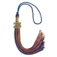 thumbnail image 3 of Endea Graduation Royal Blue/Orange Mixed Color Graduation Tassel with Gold Date Drop, 3 of 10