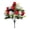 Red & White, variant on 1Pc Artificial Rose Bouquet, 12 Heads 15.35" Silk Faux Roses Bunch with Fillers for Wedding Centerpieces Vase Home Decor, Red & White