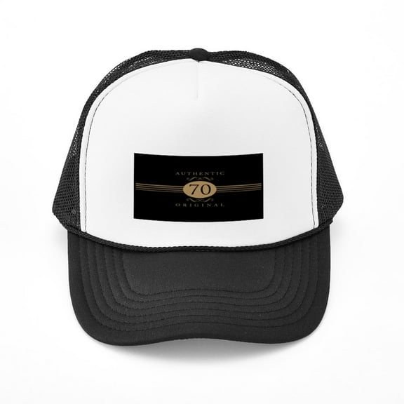 CafePress - 70Th Birthday Humor Gifts - Adjustable Unisex Printed Trucker Hat with Mesh Back