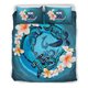 thumbnail image 2 of Juego de Funda Nórdica Polinesia - Samoa Bedding Set Blue Plumeria Animal Tattoo, 2 of 6