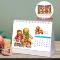 thumbnail image 6 of FLOPESN 2026 DIY Diamond Art Painting Desk Calendar,Thick Paper Monthly Flip Tabletop Calendar with To Do List for Home Office Planning-Gingerbread Man, 6 of 9
