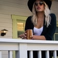 thumbnail image 3 of Drinco 12 oz Wine Tumbler Stainless Steel with Lid Coffee Cup Vacuum Insulated Mug -Woodland, 3 of 5